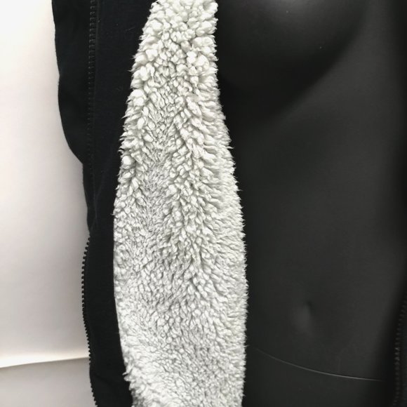 Calvin Klein Jeans Logo Black Hooded Zip-Up Jacket - Picture 7 of 7